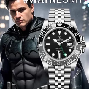 Rolex Oyster Perpetual Date Bruce Wayne Mecanismo (Automático): El Guardián de Medianoche”